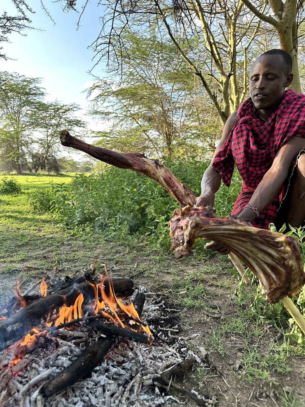 Maasai cooking
